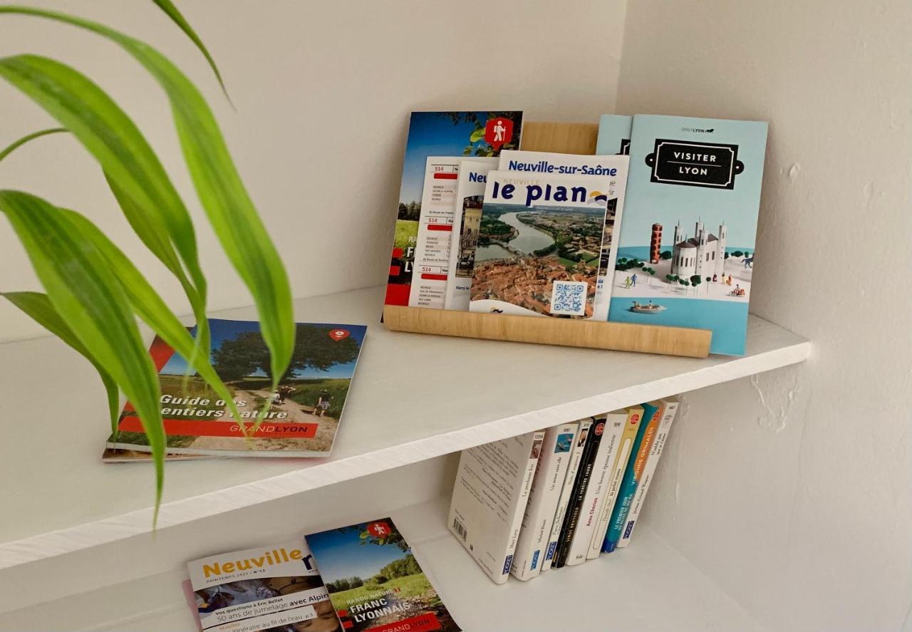Charmant Appartement Au Coeur De Neuville - Lyon A 20Mn Eksteriør billede